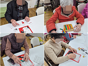 26.03.06 오전 인지 활동 프로그램 - 퍼즐놀이